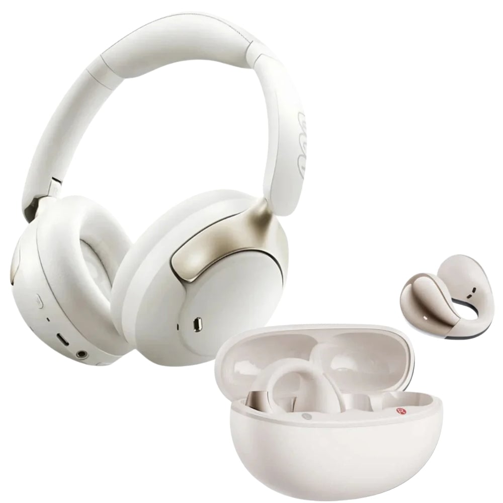 COMBO QCY AUDÍFONOS OVER-EAR H3 PRO _ AUDÍFONOS OPEN-EAR CROSSKY C30 - 1