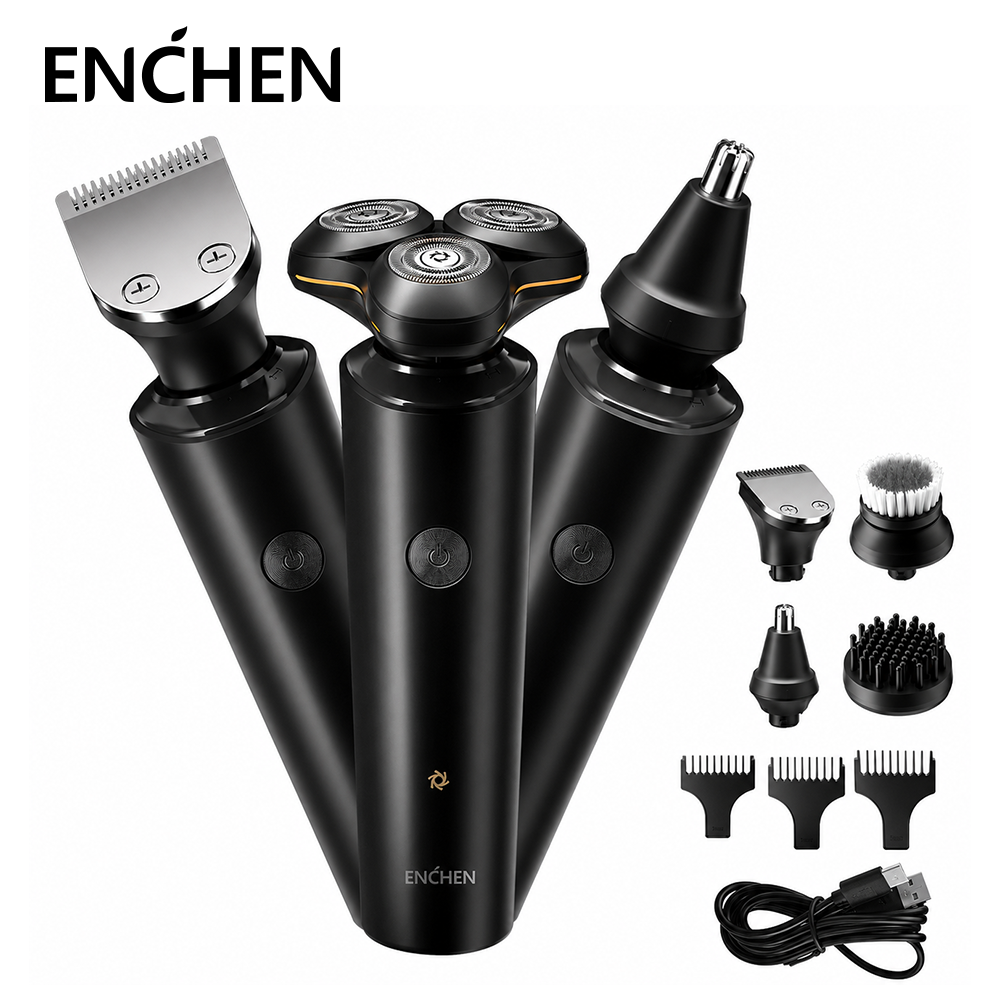 AFEITADORA ELÉCTRICA 5 EN 1 ENCHEN X8S-C - 2