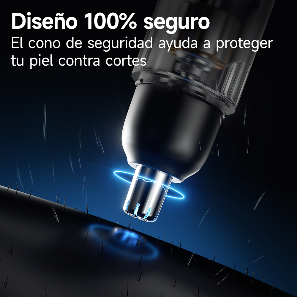 RECORTADOR DE VELLO NASAL ENCHEN EN005 NEGRO - 4