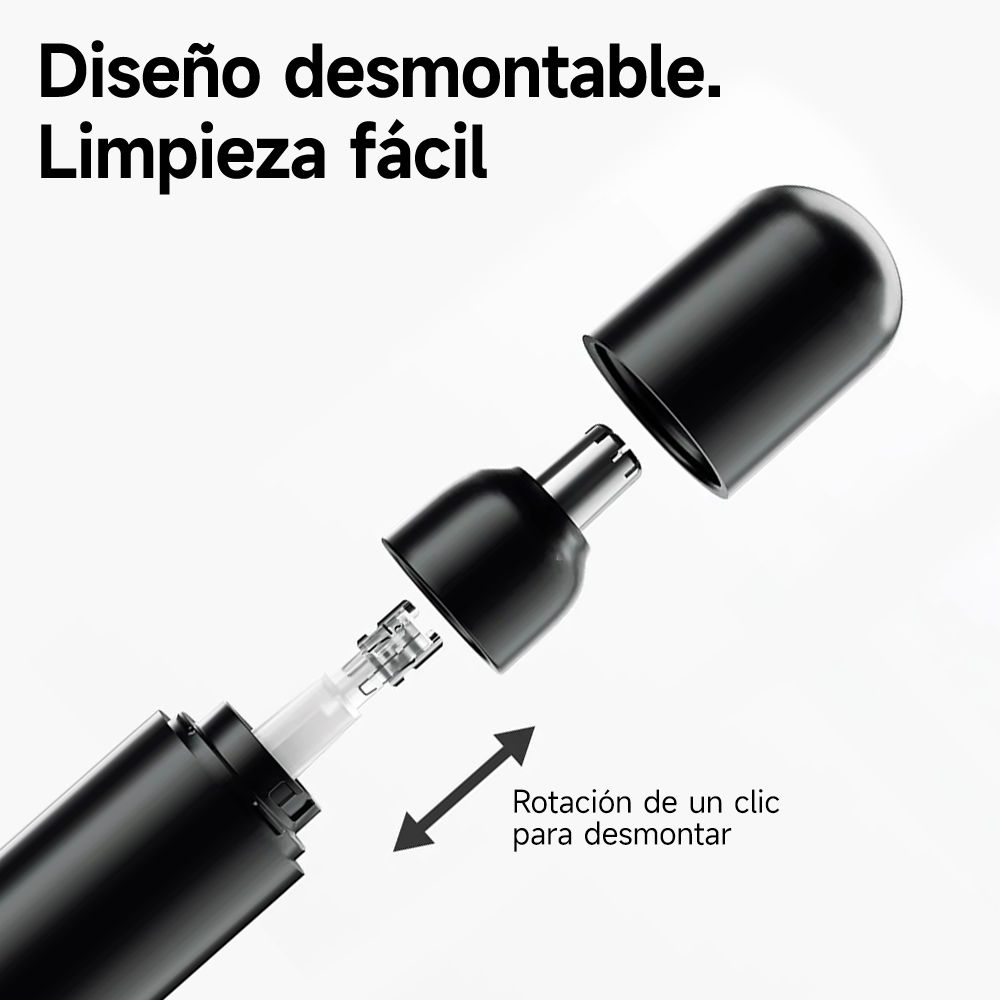 RECORTADOR DE VELLO NASAL ENCHEN EN005 NEGRO - 8