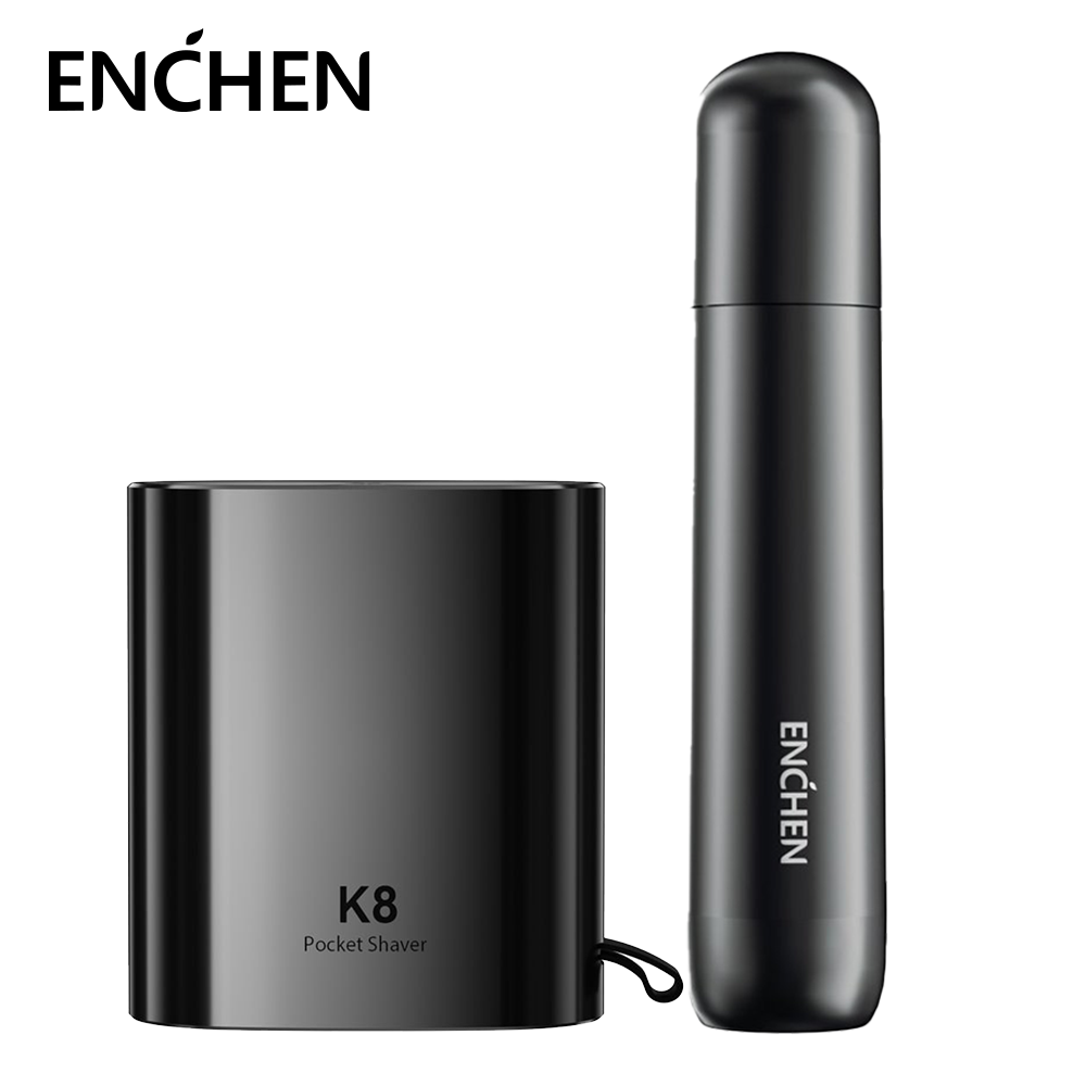 AFEITADORA ELÉCTRICA K8 + RECORTADOR DE VELLO NASAL EN005 ENCHEN - 1