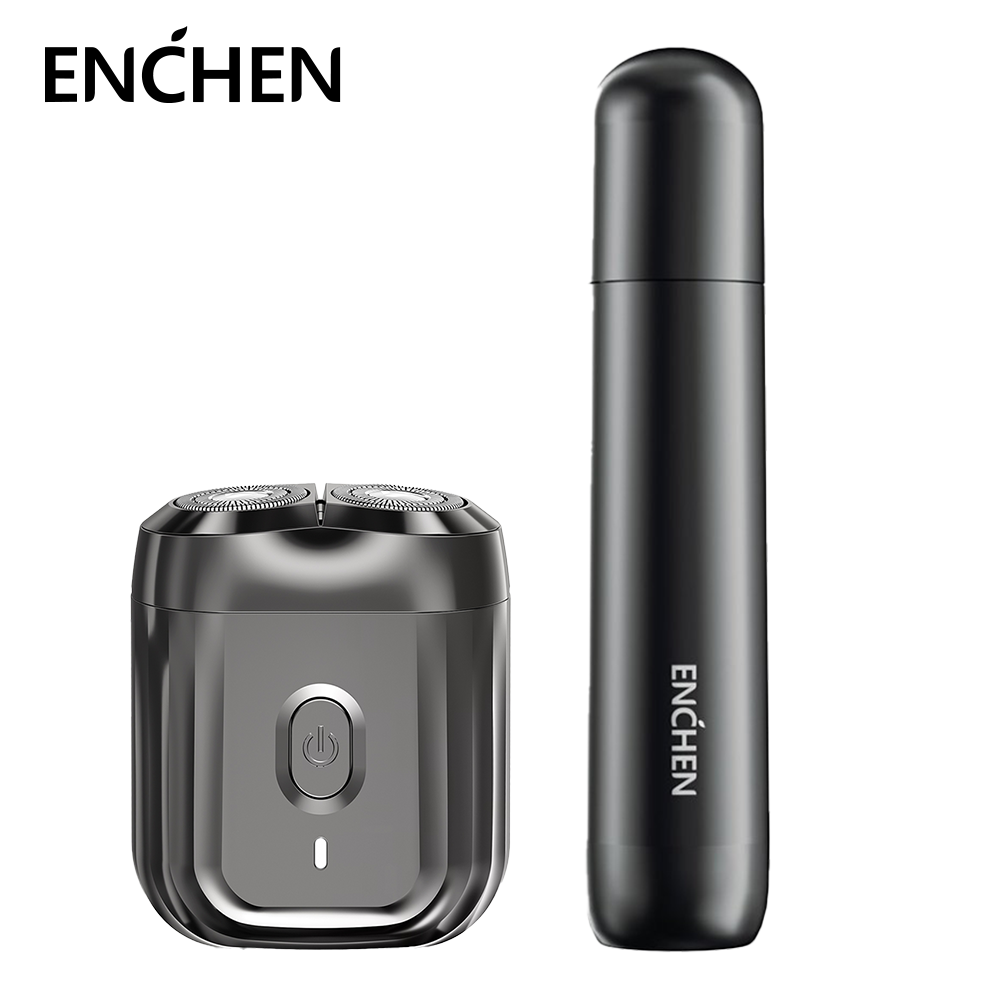 AFEITADORA ELÉCTRICA MINI 6 + RECORTADOR DE VELLO NASAL EN005 ENCHEN - 1