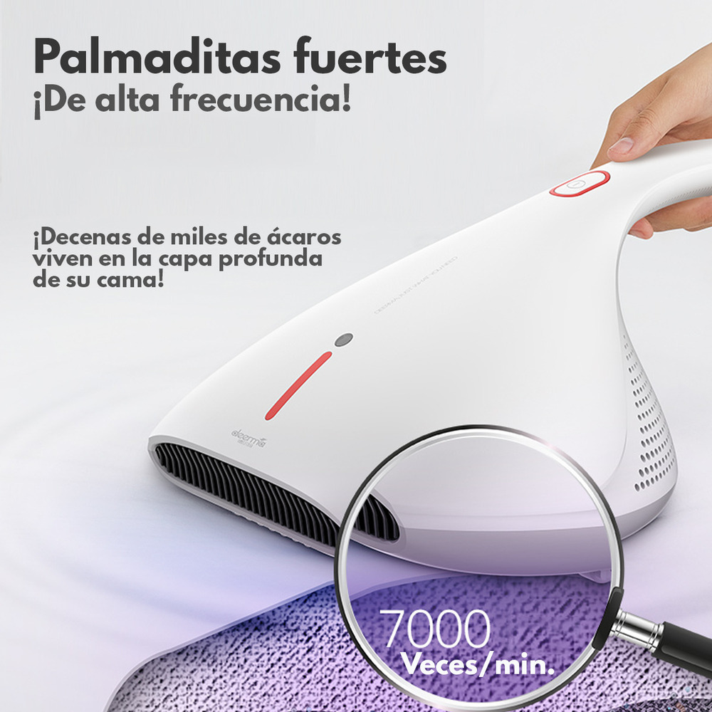 ASPIRADORA ANTI ÁCAROS DEERMA LUZ UV CM800 BLANCA - 4