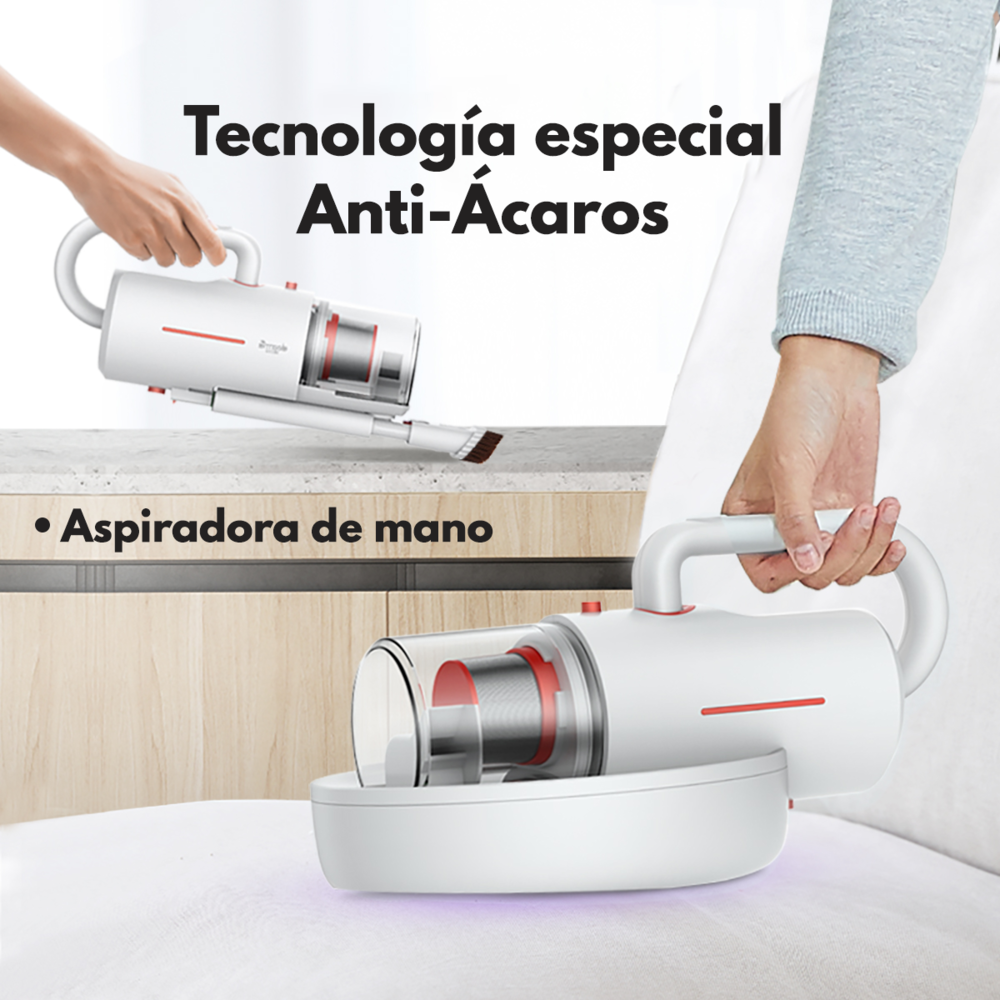 ASPIRADORA ANTIÁCAROS Y DE MANO 2 EN 1 DEERMA CM1300 - 2
