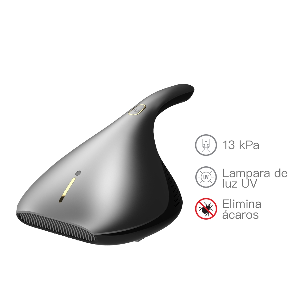 ASPIRADORA ANTI-ÁCAROS DEERMA LUZ UV ELIMINA ÁCAROS EX919 GRIS - 1