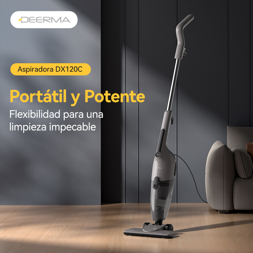 ASPIRADORA MULTIFUNCIONAL 2 EN 1 DEERMA DX120C GRIS - 2