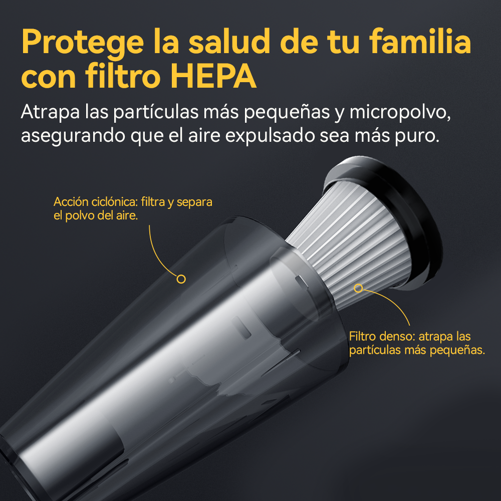 ASPIRADORA MULTIFUNCIONAL 2 EN 1 DEERMA DX120C GRIS - 6