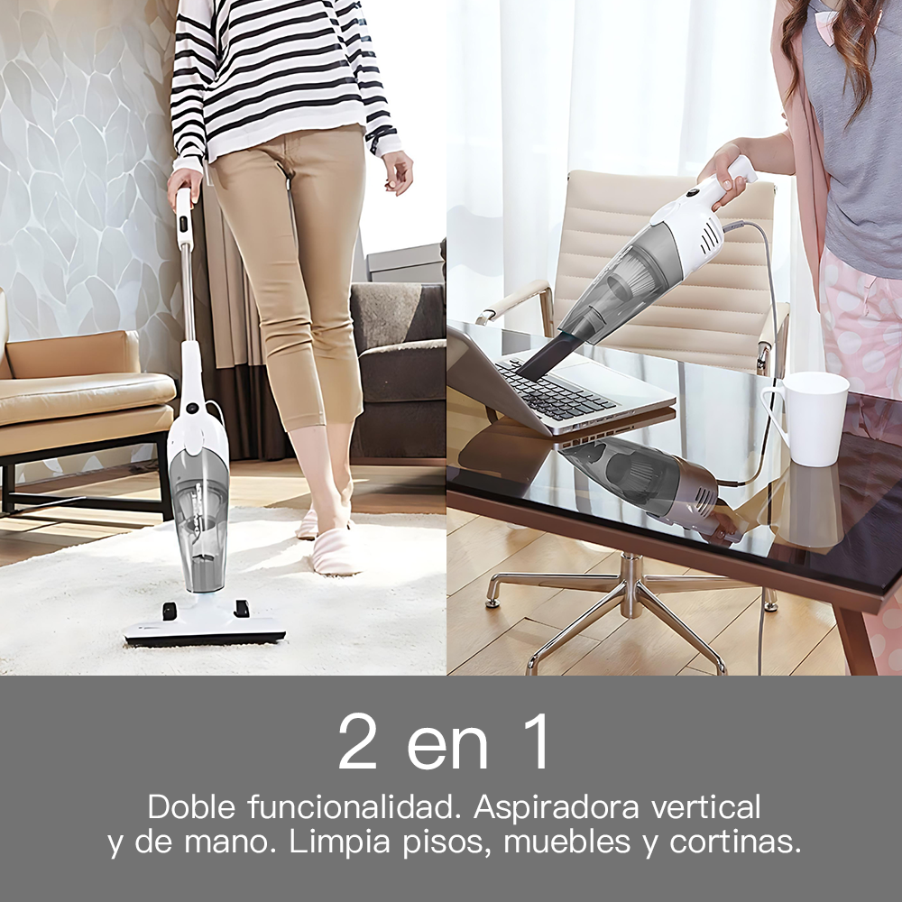 ASPIRADORA MULTIFUNCIONAL 2 EN 1 - DX118C_GR | FILTRO INCLUIDO | GRIS