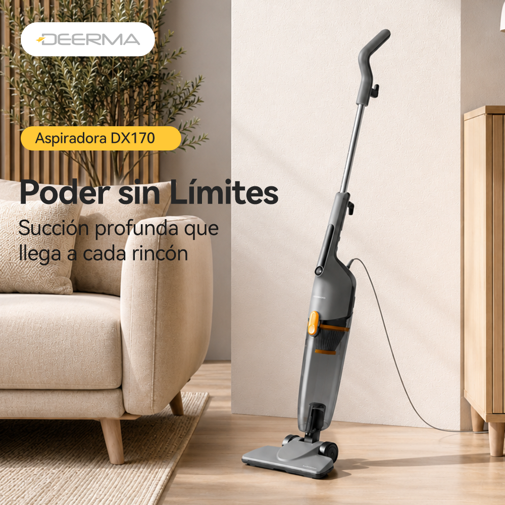 ASPIRADORA MULTIFUNCIONAL 2 EN 1 DEERMA DX170 GRIS - 2