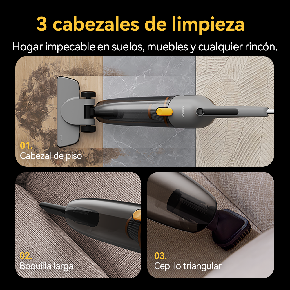 ASPIRADORA MULTIFUNCIONAL 2 EN 1 DEERMA DX170 GRIS - 5