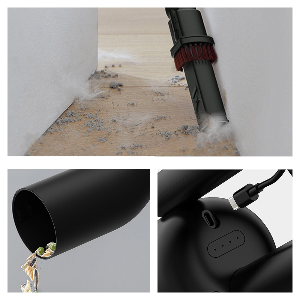 ASPIRADORA INALÁMBRICA DEERMA VC03S | RECARGABLE | 4000 MAH | NEGRO - 3
