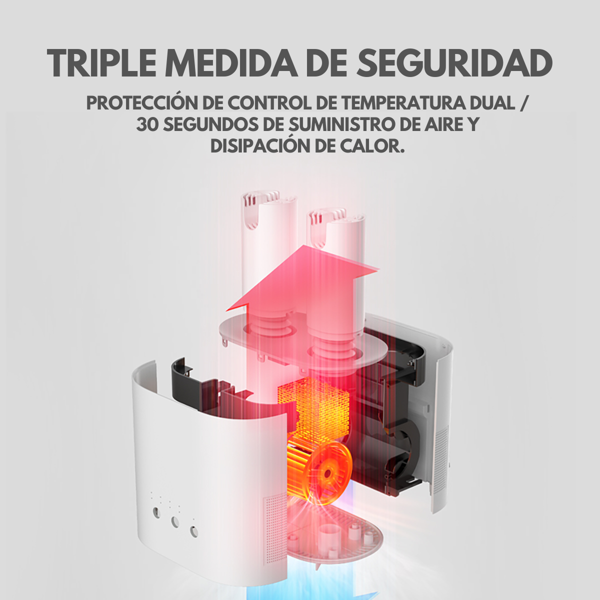 SECADOR DE ZAPATOS DEERMA HX10W BLANCO - 6