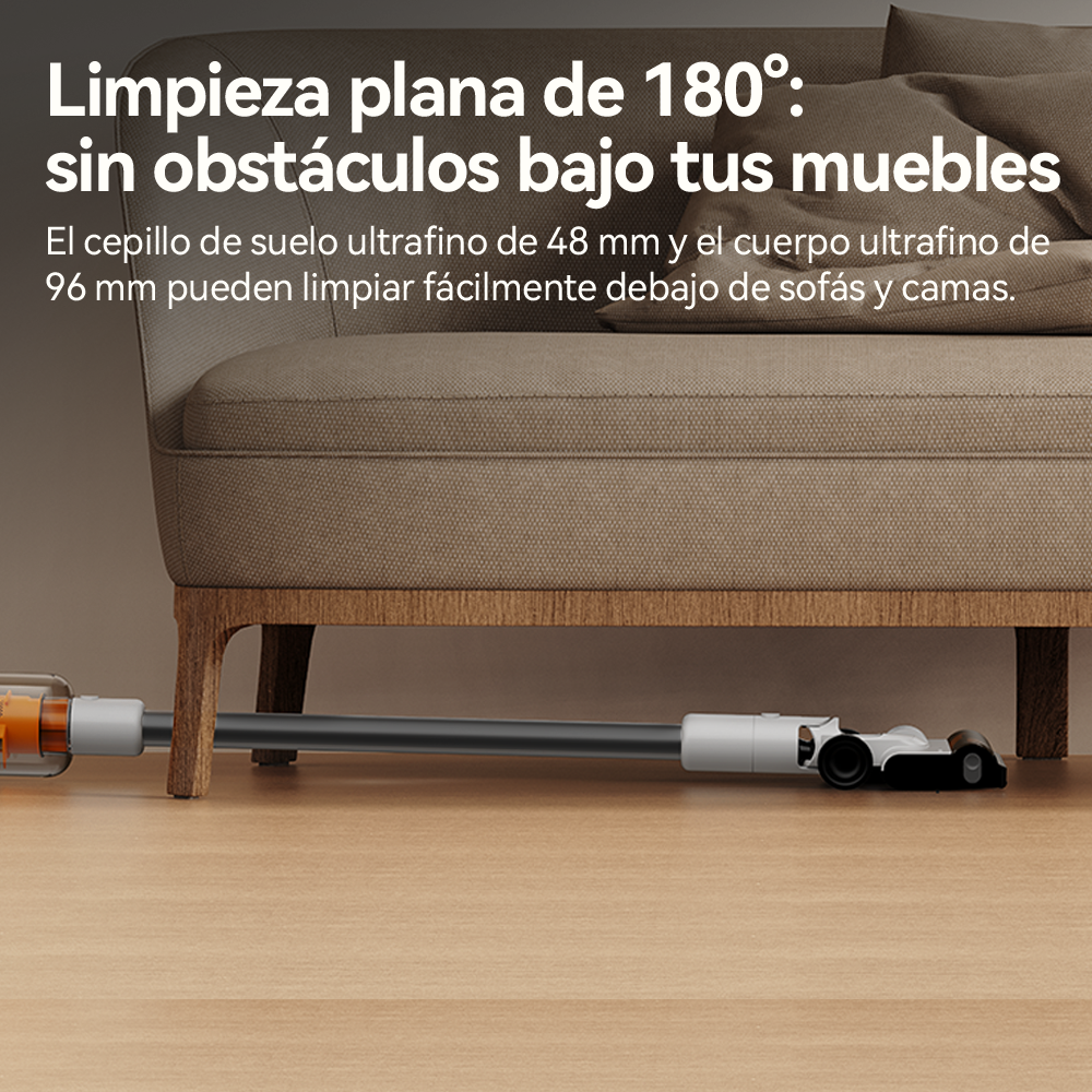ASPIRADORA VERTICAL INALÁMBRICA DEERMA T10W BLANCA - 8