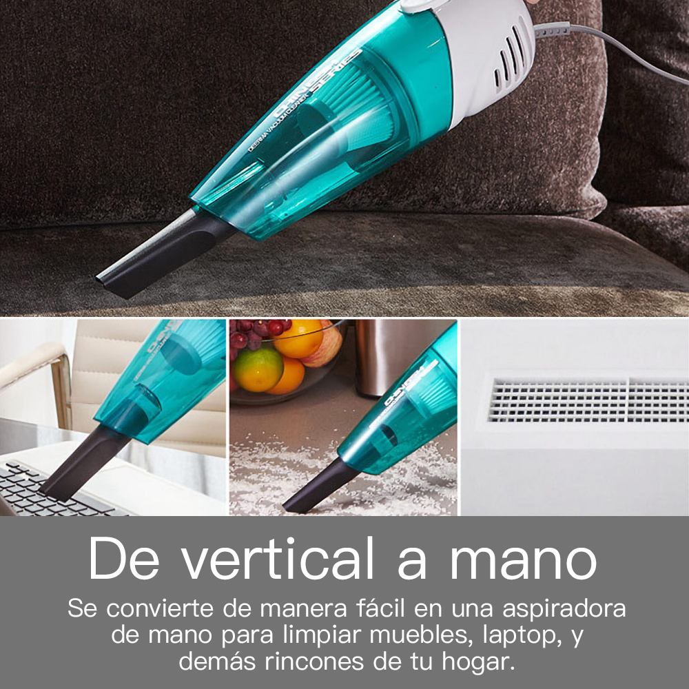 ASPIRADORA VERTICAL MULTIFUNCIONAL 2 EN 1 DX118C | FILTRO INCLUIDO | BLANCO - 4