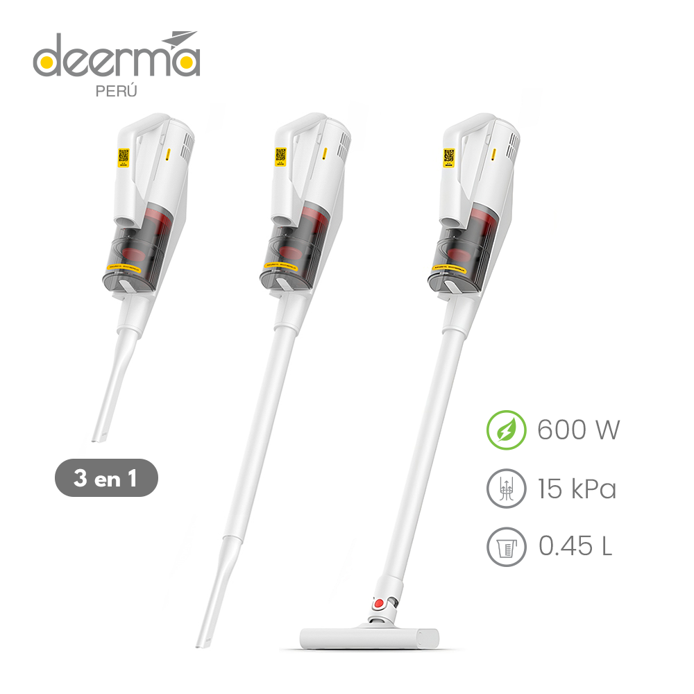 ASPIRADORA CICLÓNICA 3 EN 1 DX888 DEERMA BLANCO - 1