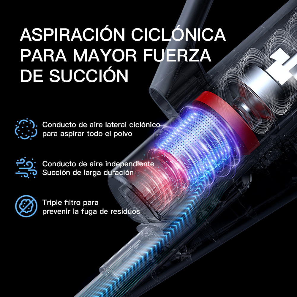 ASPIRADORA CICLÓNICA 3 EN 1 DX888 DEERMA BLANCO - 2