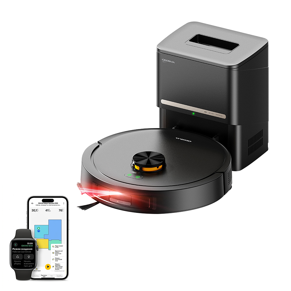 ASPIRADORA ROBOT INTELIGENTE DEERMA DEM-S30 NEGRO - 1