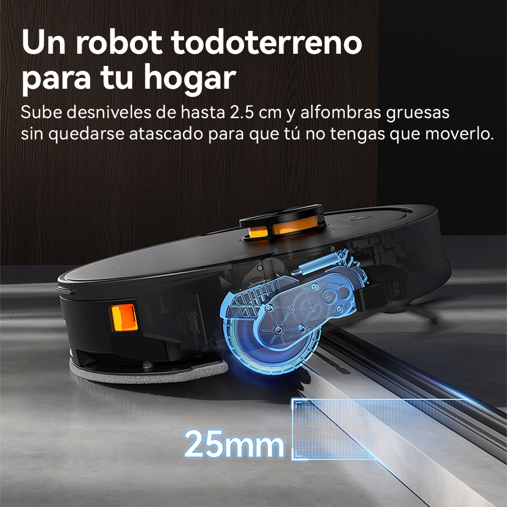 ASPIRADORA ROBOT INTELIGENTE DEERMA DEM-S30 NEGRO - 7