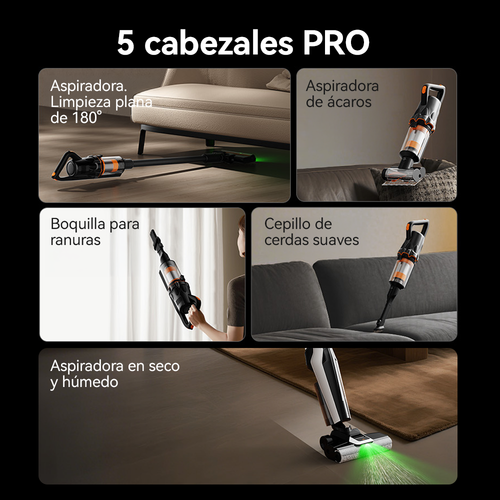 ASPIRADORA LAVA PISOS DEERMA VX300 AUTOLIMPIEZA 5 EN 1 - 7