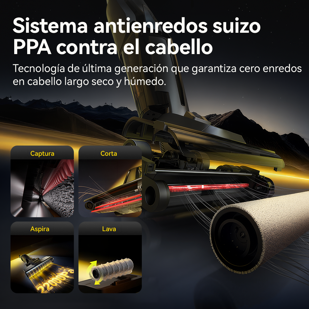 ASPIRADORA LAVA PISOS INALÁMBRICA DEERMA VX100 ULTRA S AUTOLIMPIEZA - 6