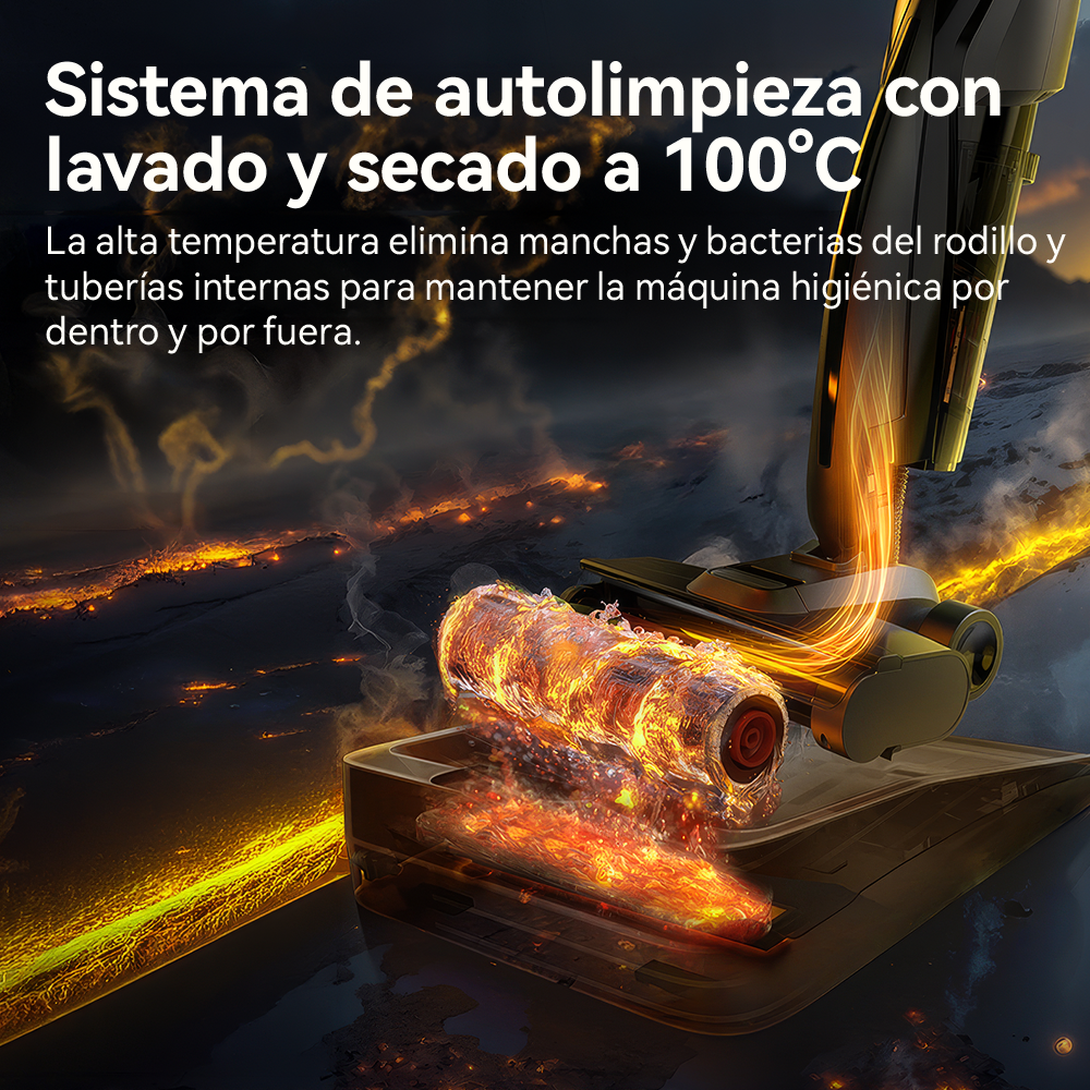 ASPIRADORA LAVA PISOS INALÁMBRICA DEERMA VX100 ULTRA S AUTOLIMPIEZA - 7