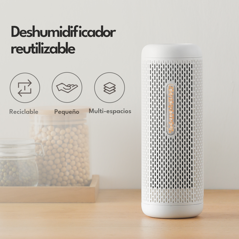 MINI DESHUMEDECEDOR DEERMA DEM-CS50M PORTATIL RECARGABLE BLANCO - 4