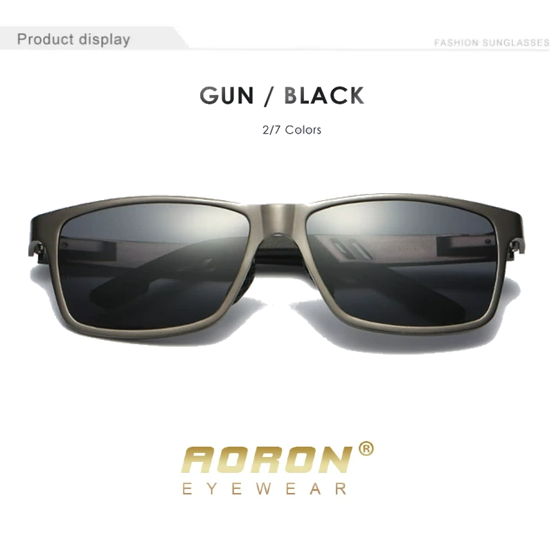 LENTES DE SOL AORON SPORT - POLARIZADOS UV400 - GRIS - 2