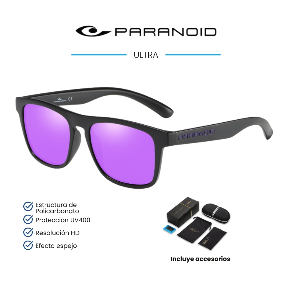 LENTES DE SOL PARANOID ULTRA - POLARIZADOS UV400 - MORADO - 1