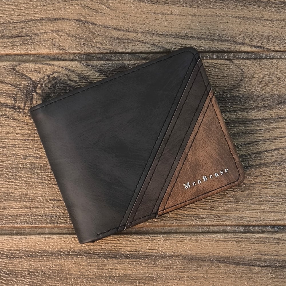 BILLETERA DE CUERO MENBENSE - ELEGANTE - M7 - NEGRO - 2