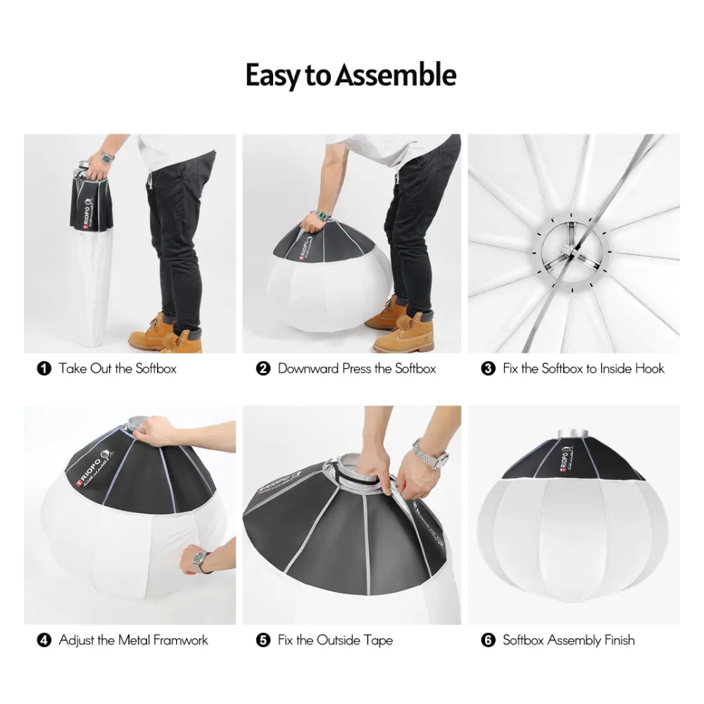 SOFTBOX LINTERNA TRIOPO KQ65 DE 65CM. - 6