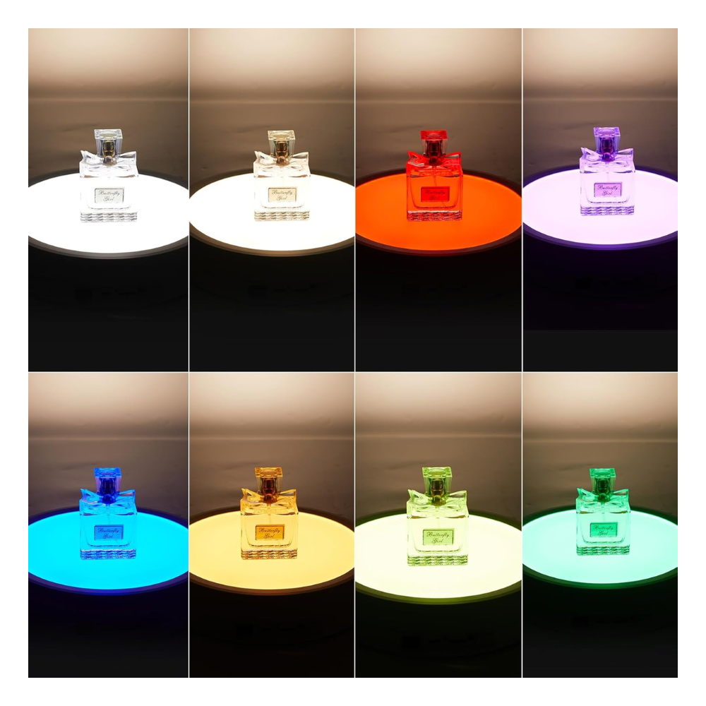 BASE GIRATORIA LED RECARGABLE Y RGB PARA EXHIBICIÓN DE 22 CM - 2