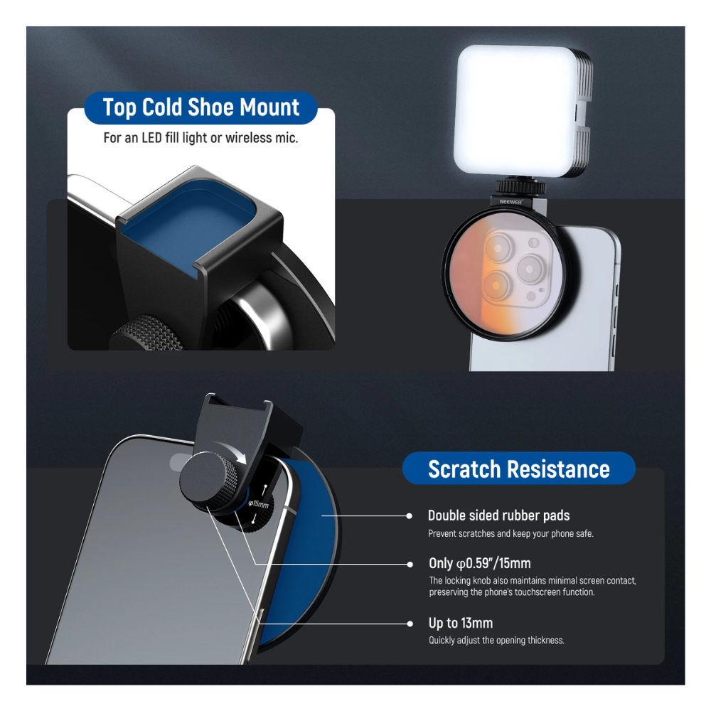 KIT DE FILTROS ND NEEWER 67MM CON CLIP PARA TELEFONO Y CÁMARA - 7