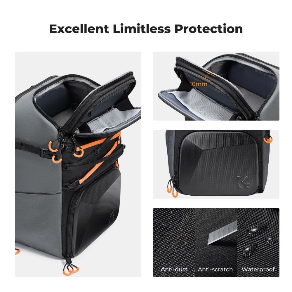 MOCHILA FOTOGRÁFICA KYF CONCEPT 13.180 IMPERMEABLE DE 25L - 5