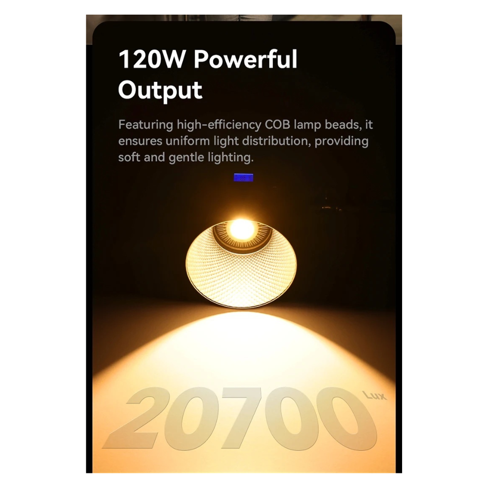 LUZ LED ULANZI VL-120BI BICOLOR COB 120W PARA FOTO Y VIDEO - 5