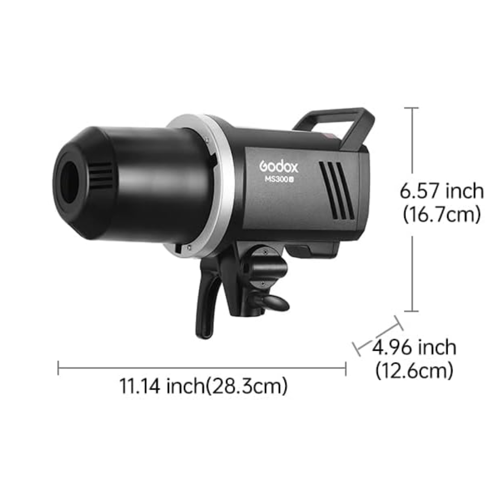 FLASH DE ESTUDIO GODOX MS300V 300WS MONTURA BOWENS - 7
