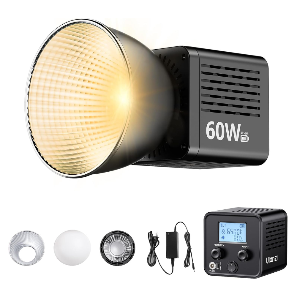 LUZ LED ULANZI C60 COB BICOLOR 60W RECARGABLE PROFESIONAL - 1
