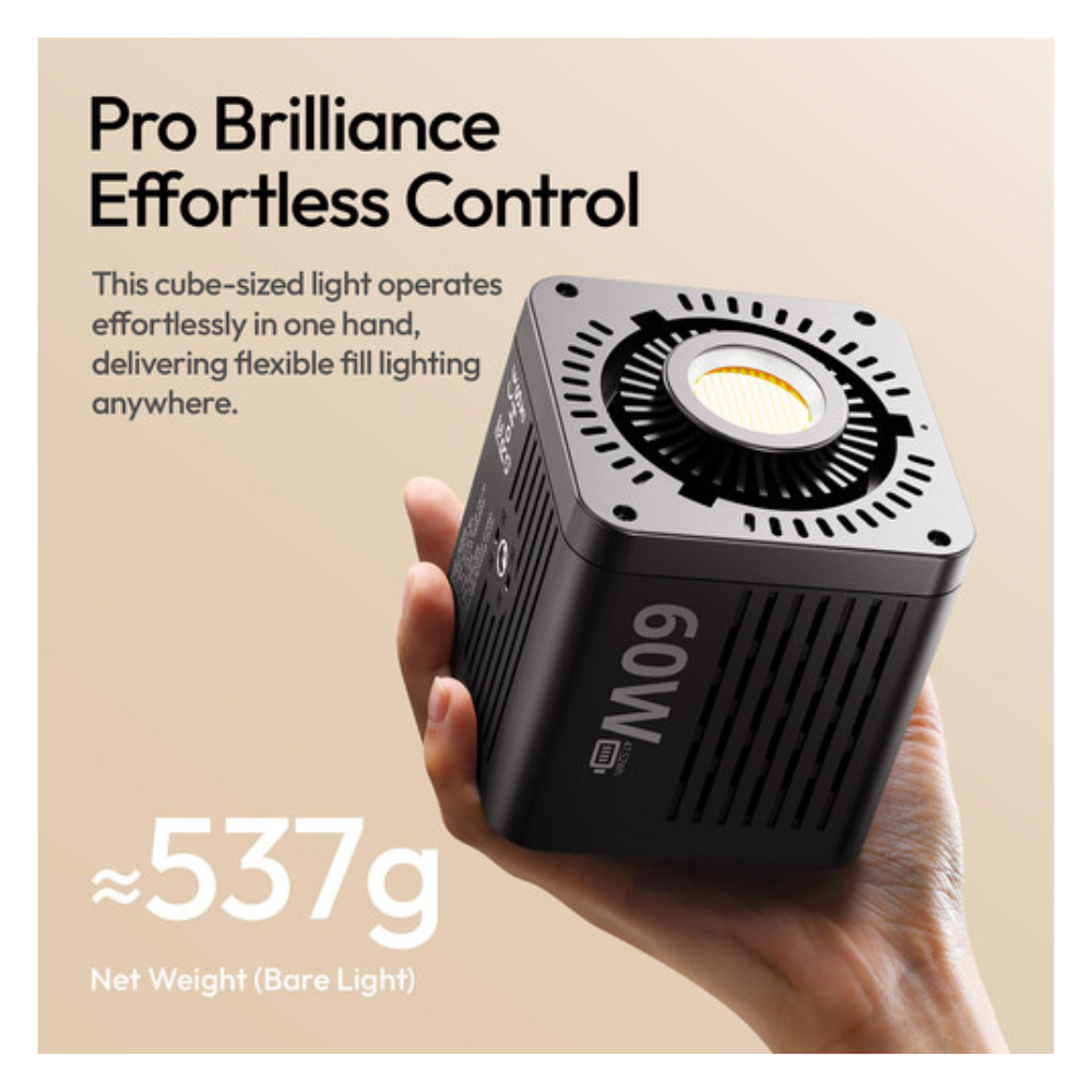 LUZ LED ULANZI C60 COB BICOLOR 60W RECARGABLE PROFESIONAL - 7