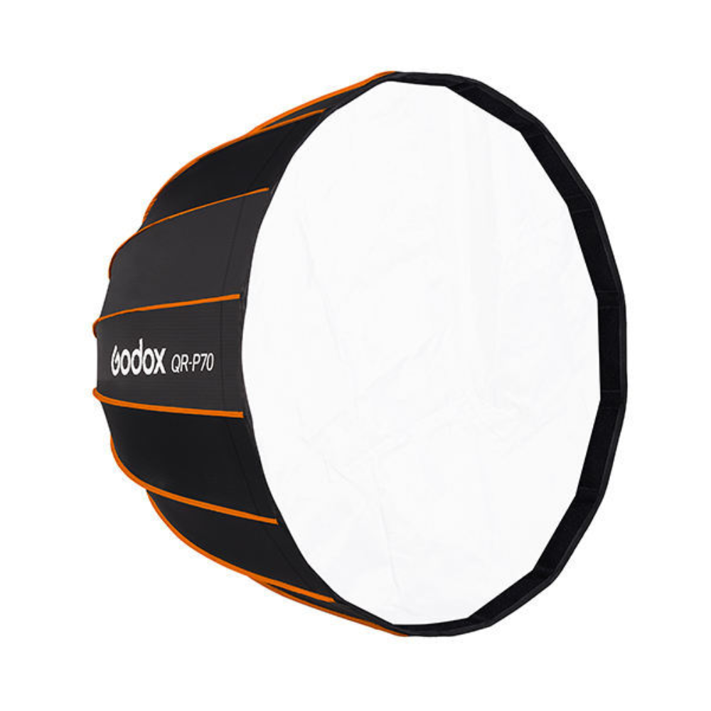 SOFTBOX PARABÓLICO GODOX QR-P70 70CM BOWENS CON GRILLA - 7