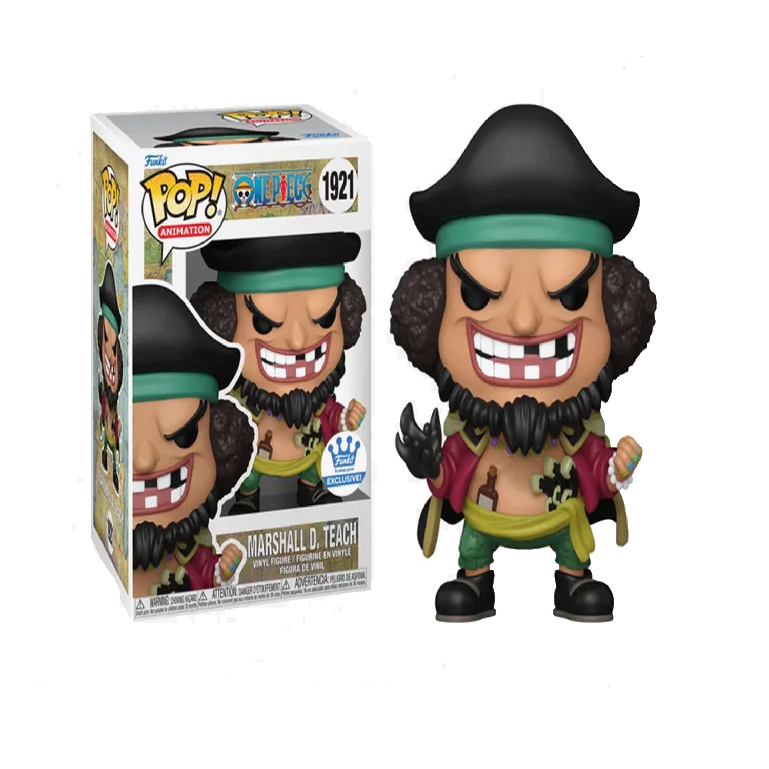 FUNKO POP MARSHALL D TEACH BLACKBEARD #1921 - FUNKOEXCLUSIVE - 1