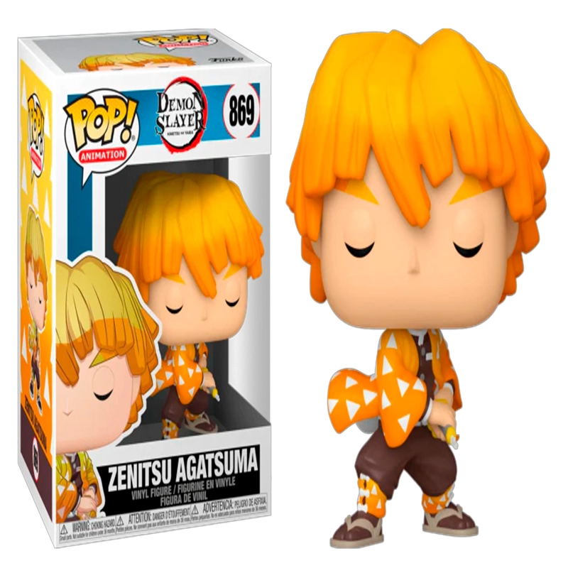FUNKO POP! VINYL FIGURE DEMON SLAYER ZENITSU AGATSUMA #869 - 1