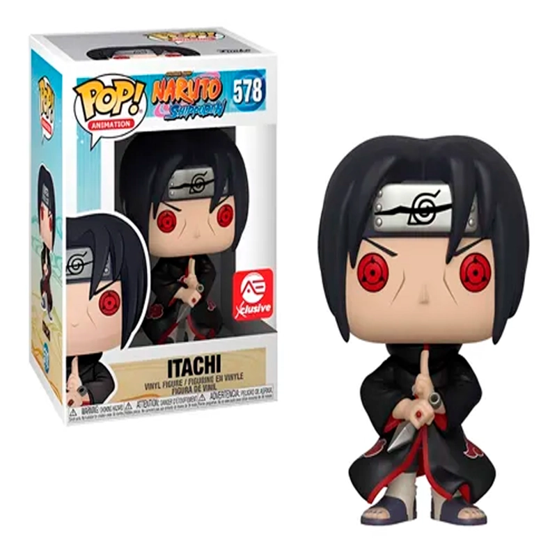 FUNKO POP NARUTO SHIPPUDEN ITACHI #578 AE EXCLUSIVE STICKER - 1