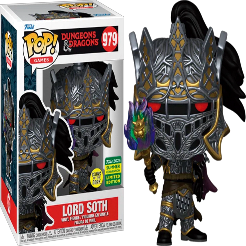 FUNKO POP DUNGEONS Y DRAGON LORD SOTH #979 GITD SDCC 2024 EXCLUSIVE - 1
