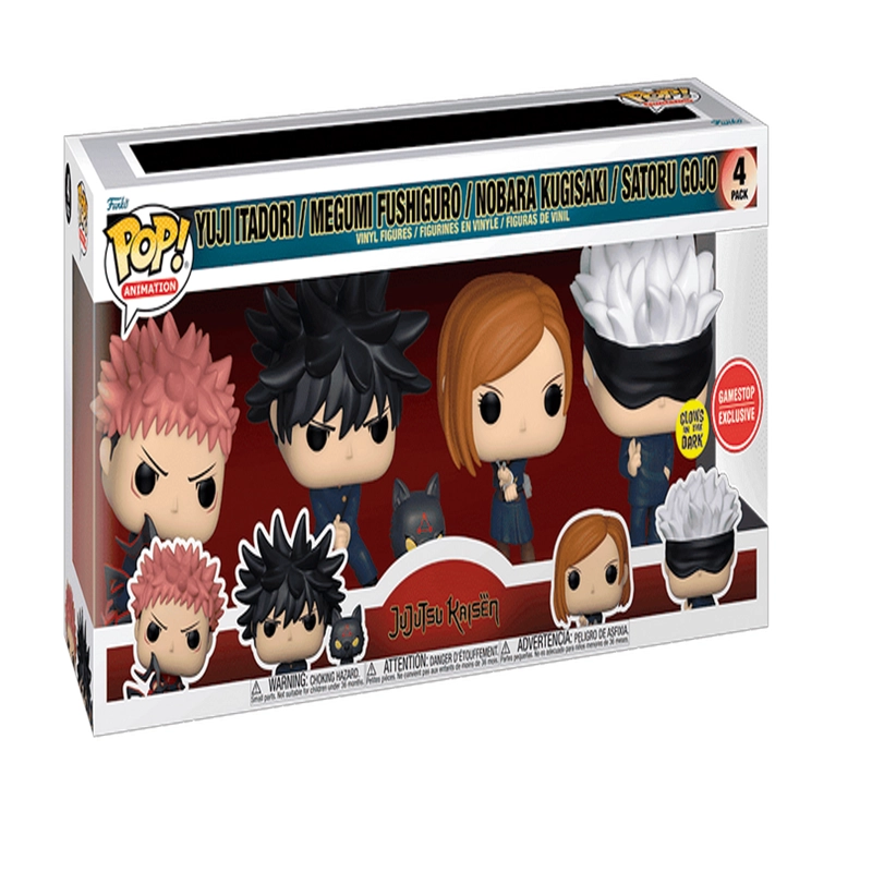FUNKO POP! VINYL: JUJUTSU KAISEN - 4 PACK - GAMESTOP EXCLUSIVE - 1