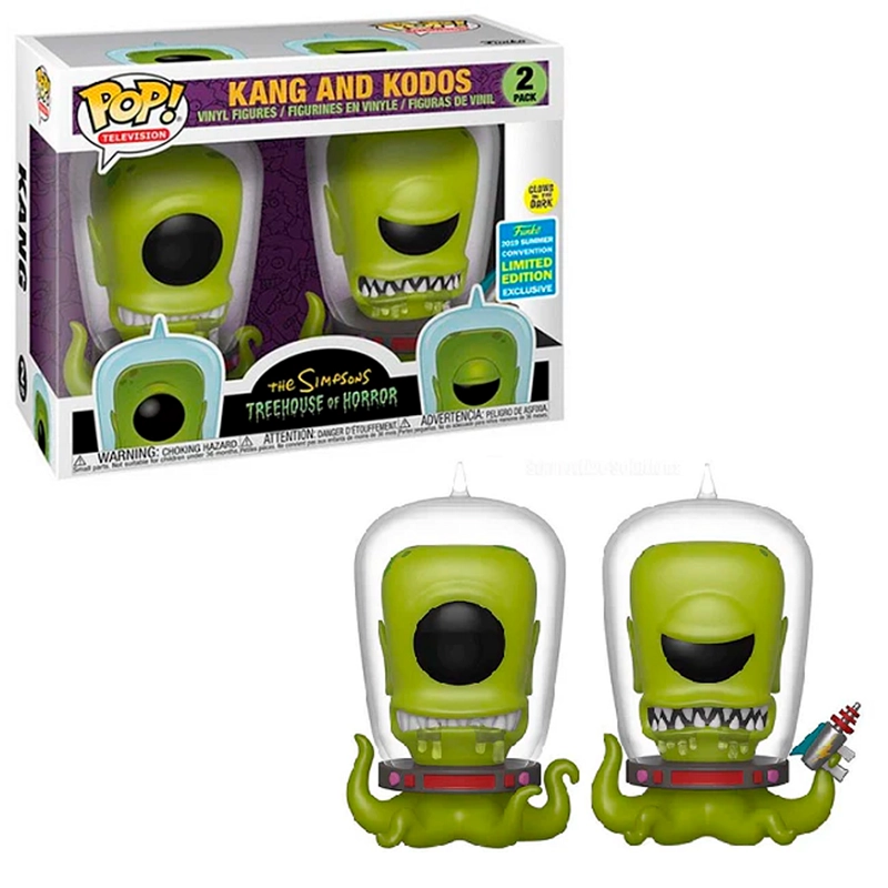 FUNKO POP! VINYL: THE SIMPSONS - KANG AND KODOS - SDCC2019 EXCLUSIVE - 1