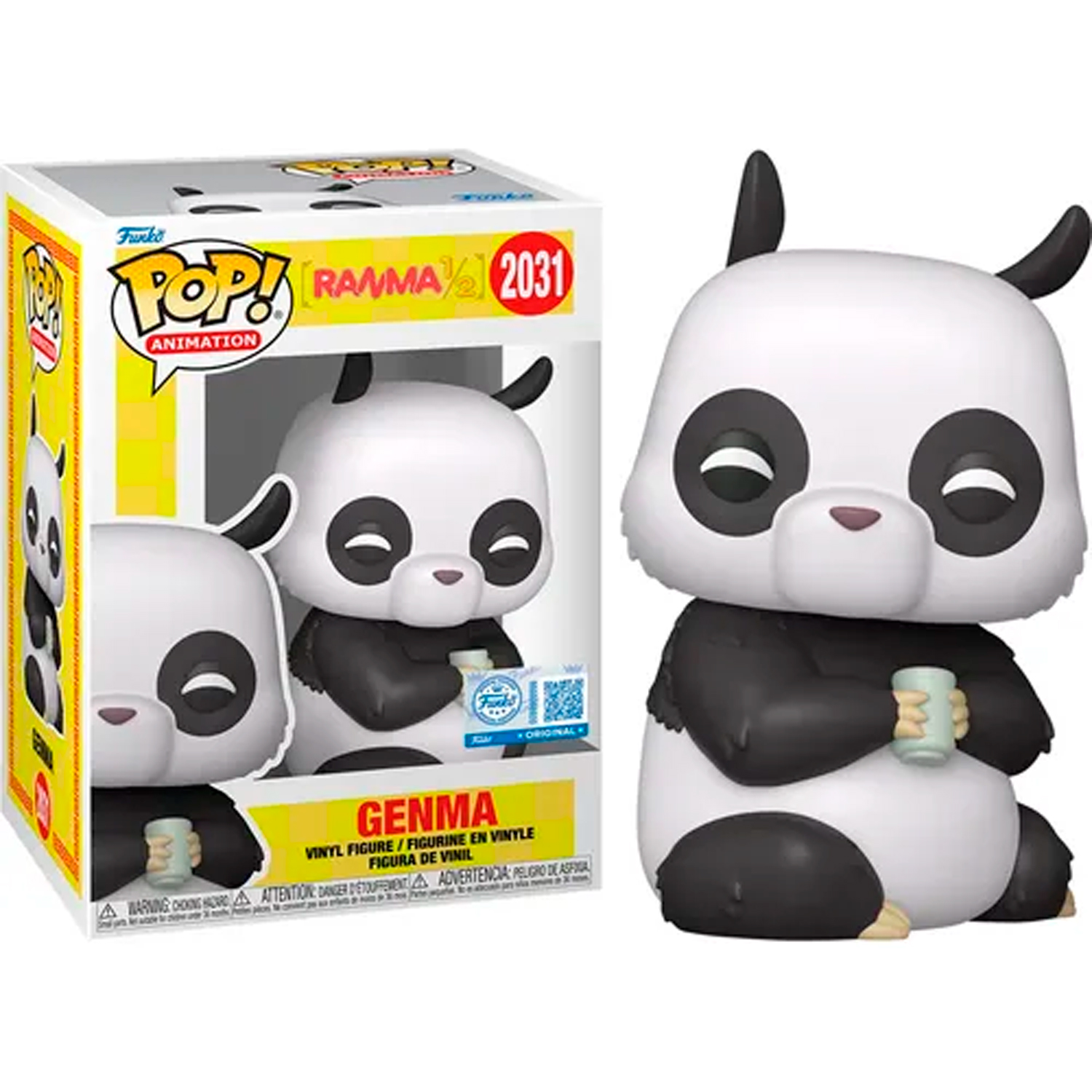 FUNKO POP! ANIMATION: RANMA 1/2 - GENMA - (PANDA) #2031 - AMAZON EXCLUSIVE - 1