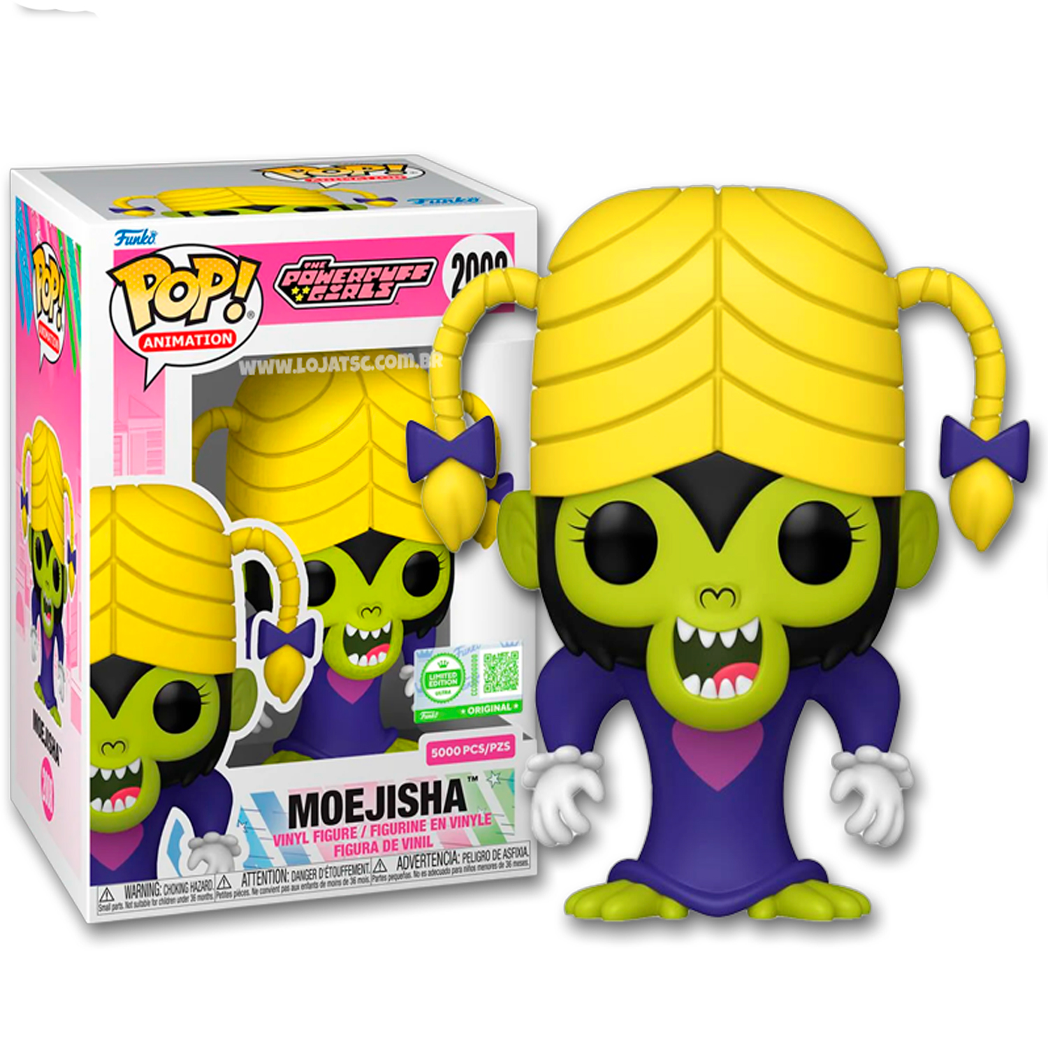 FUNKO POP! ULTRA LE: POWER PUFF GIRLS - MOEJISHA - EXCLUSIVO DE AMAZON - 1