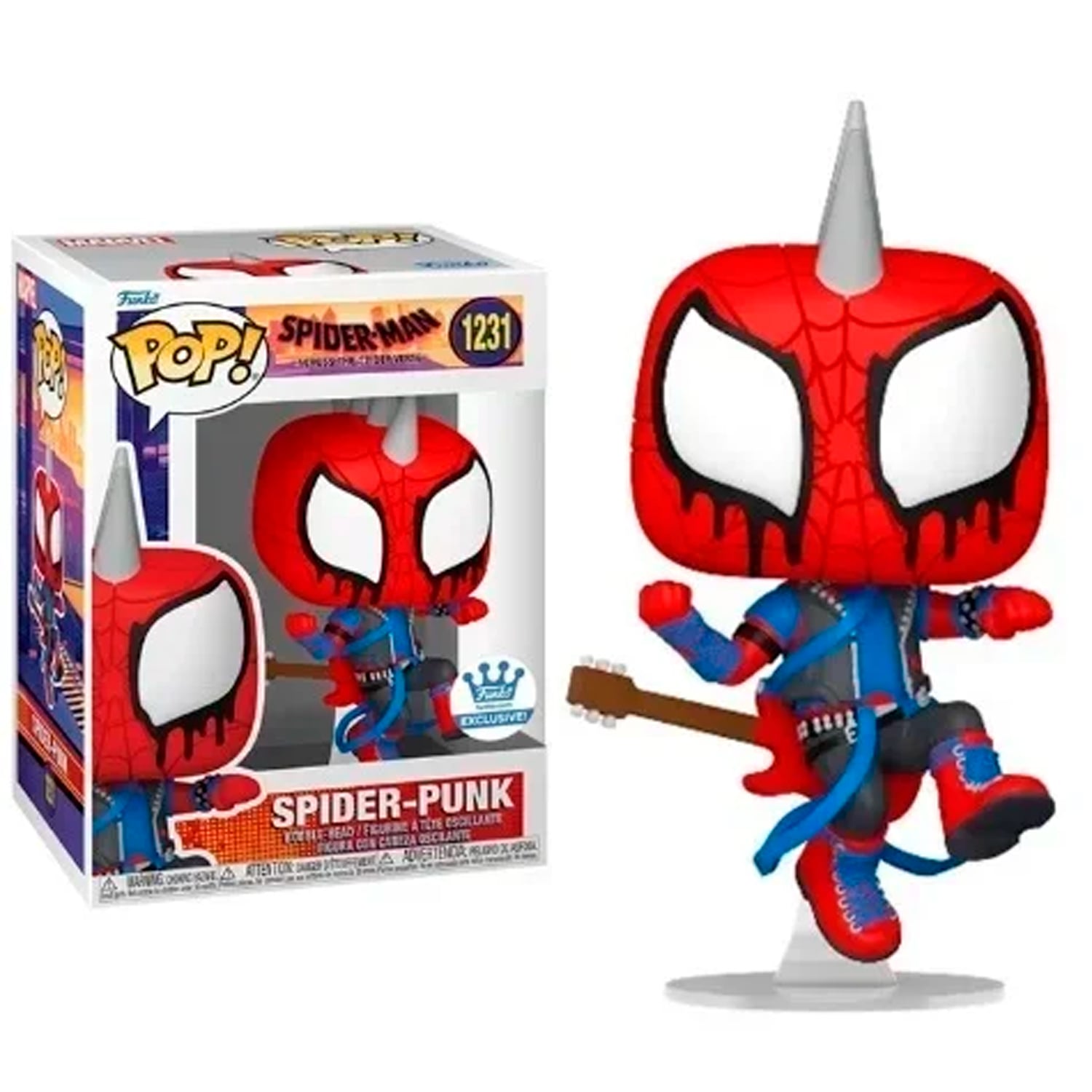 FUNKO POP! MARVEL (MCU) SPIDER-MAN SPIDER-PUNK 1231 FUNKO EXCLUSIVE - 1
