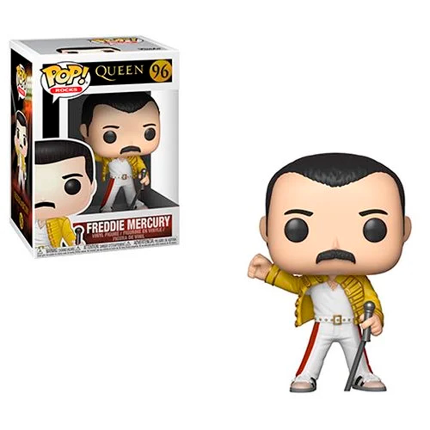 FUNKO POP! VINYL FIGURE QUEEN FREDDIE MERCURY WEMBLEY 1986 #96 - 1