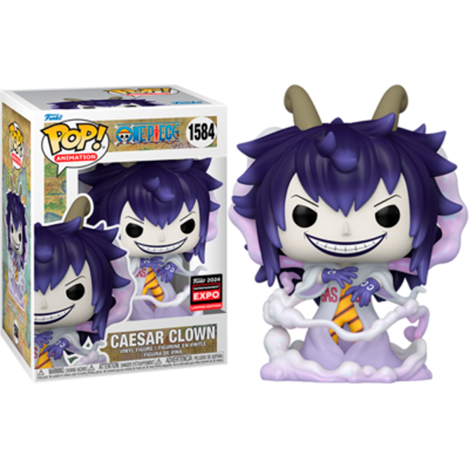 FUNKO POP ONE PIECE - CAESAR CLOWN 1584 - ENTERTAINMENT EXPO SHARED 2024 - 1