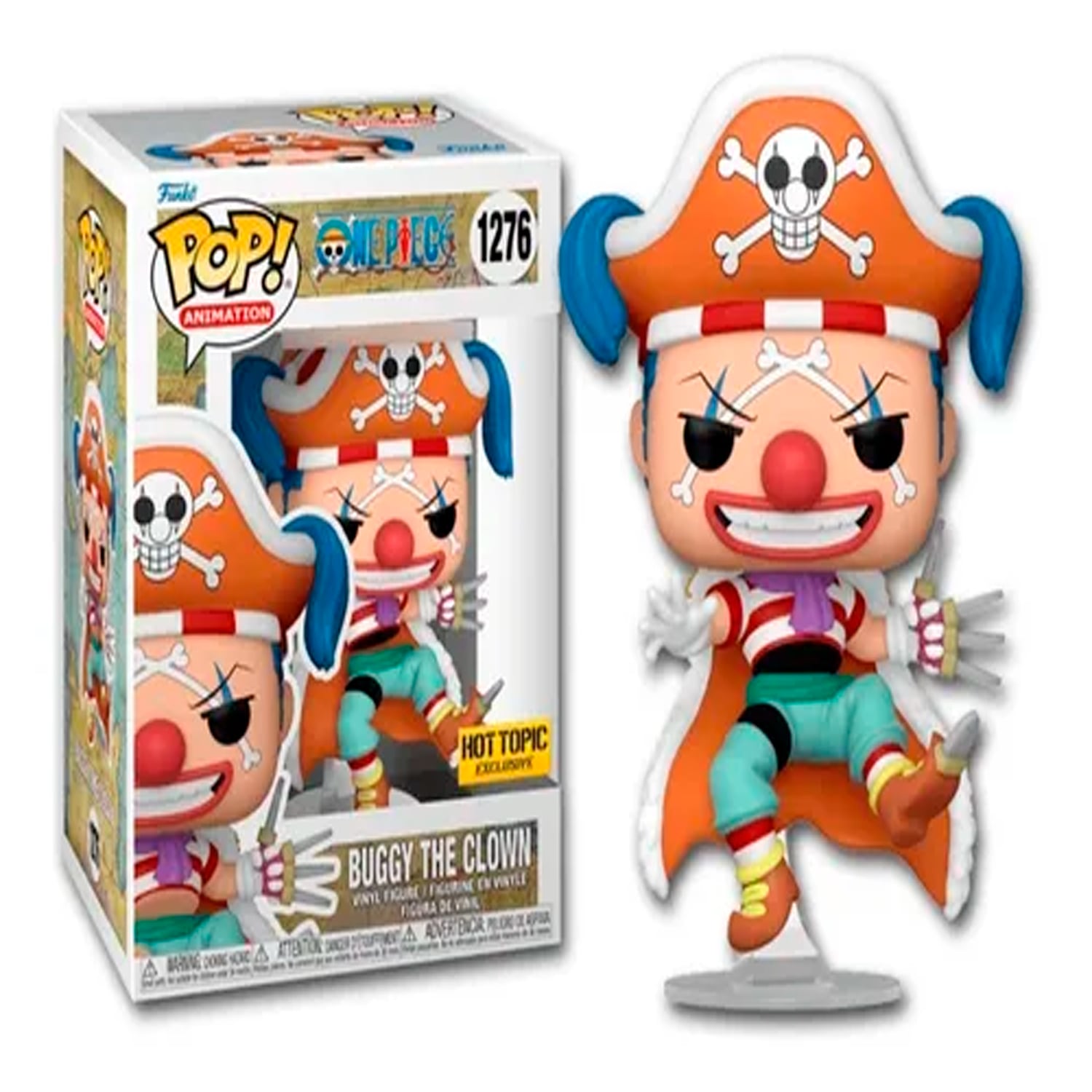 FUNKO POP! - ONE PIECE - BUGGY THE CLOWN 1276 - HOTTOPIC (HT) (EXCLUSIVE) - 1